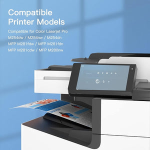 Kompatibel Tonerkartusche HP 203X CF540X 203A CF540A 4 Pack