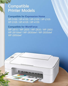 Kompatibel für Epson Expression Home XP-4155 XP-4150 XP-4105 XP-4100 XP-3155 XP-3150 XP-3105 XP-3100 XP-2155 XP-2150 XP-2105 XP-2100 WorkForce WF-2870DWF WF-2850DWF WF- 2845DWF WF-2840DWF WF-2835DWF WF-2830DWF WF-2820DWF WF-2810DWF