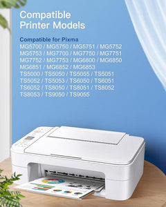 Kompatibler Drucker: für PIXMA MG5700 MG5750 MG5751 MG5752 MG5753 MG6800 MG6850 MG6851 MG6852 MG6853 MG7750 MG7751 MG7752 MG7753 TS5050 TS5051 TS5053 TS5055 TS6050 TS6051 TS6052 TS9050 TS9055 TS8050 TS8051 TS8052 TS8053 Drucker